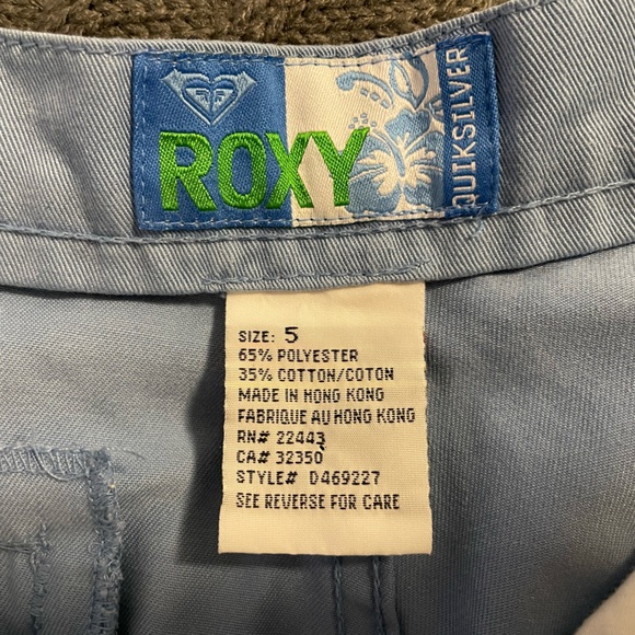 Light Blue Roxy Shorts - Picture 4 of 6